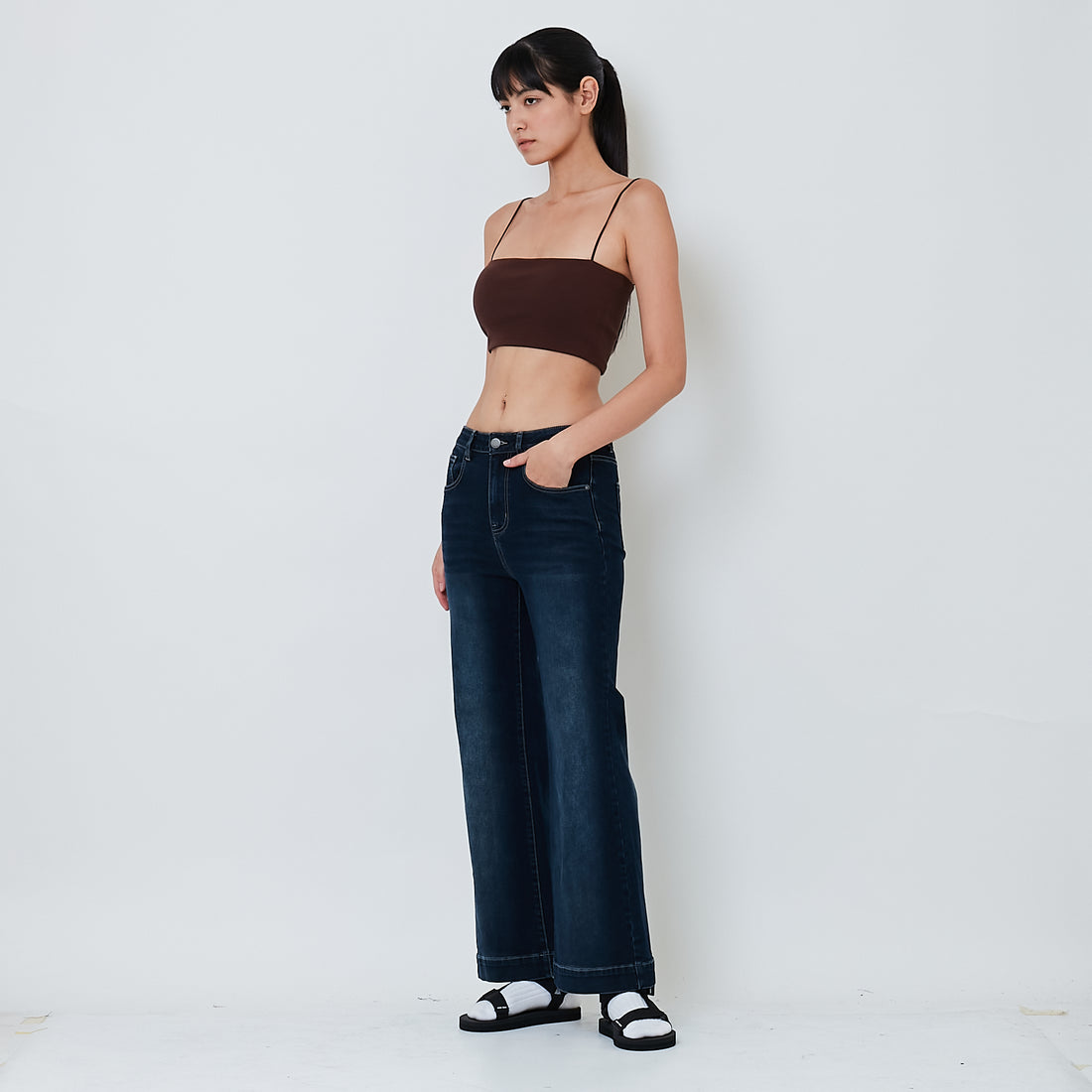Women Bootcut Jeans - Blue - SW2603090A