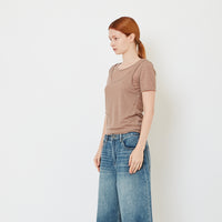 Women Double Layered Top - Brown - SW2606114B