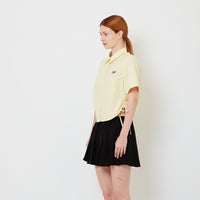 Women Cropped Shirt - Yellow - SW2606120A