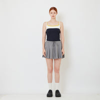 Women Pleated Skirt - Grey - SW2606121A