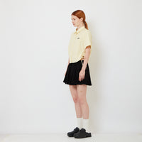 Women Pleated Skirt - Black - SW2606121B