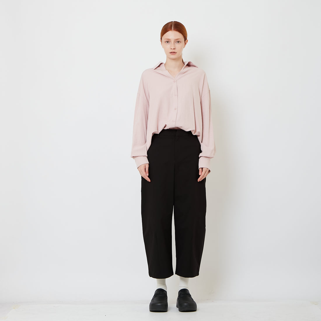 Women Barrel Pants - Black - SW2606123B