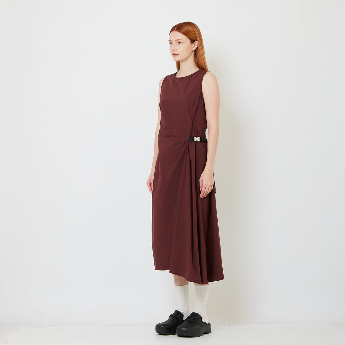 Women Irregular Dress - Maroon - SW2606125A