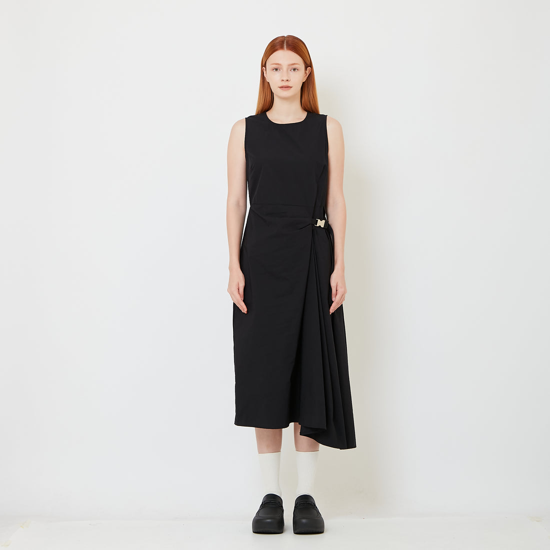 Women Irregular Dress - Black - SW2606125B