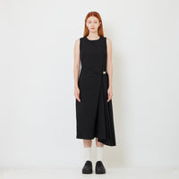 Women Irregular Dress - Black - SW2606125B