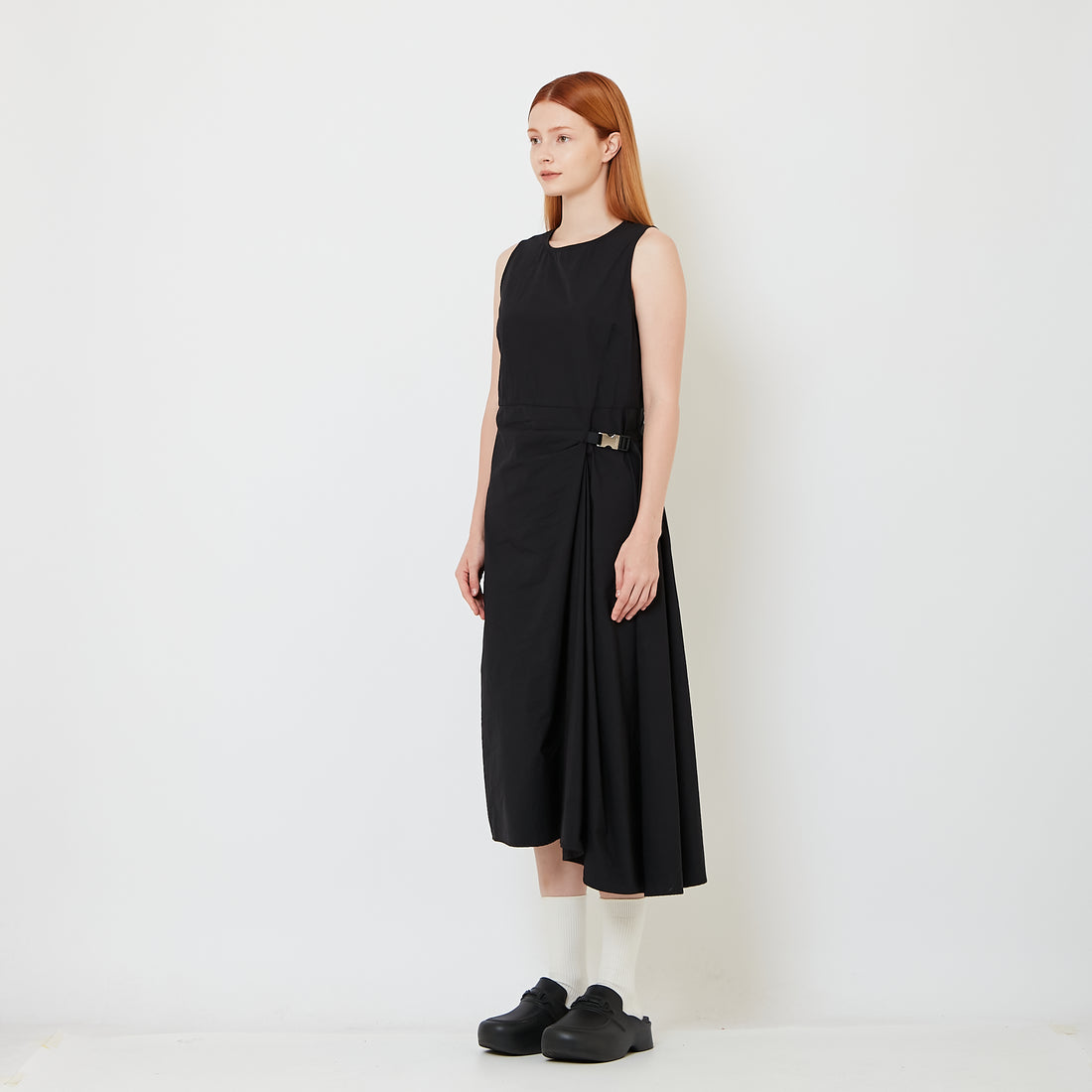 Women Irregular Dress - Black - SW2606125B