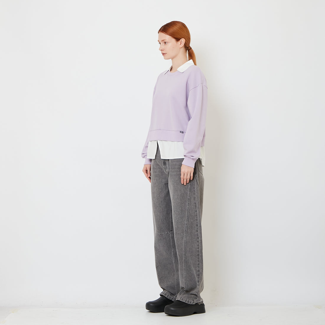 Women Barrel Fits Jeans - Black - SW2606128B