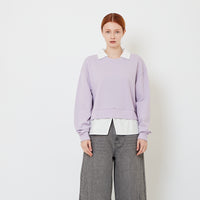 Women Combined Long Sleeve Top - Purple - SW2606140A