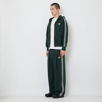 Genderless Pleated Track Pants - Dark Green - SW2606145B