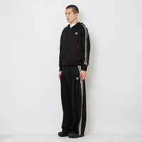 Genderless Pleated Track Pants - Black - SW2606145D