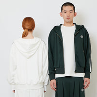 Genderless Hooded Track Jacket - Off White - SW2606146A