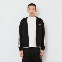 Genderless Hooded Track Jacket - Black - SW2606146D