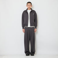 Genderless Pleated Track Pants - Dark Grey - SW2606232C