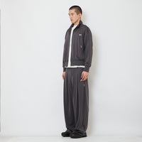 Genderless Pleated Track Pants - Dark Grey - SW2606232C