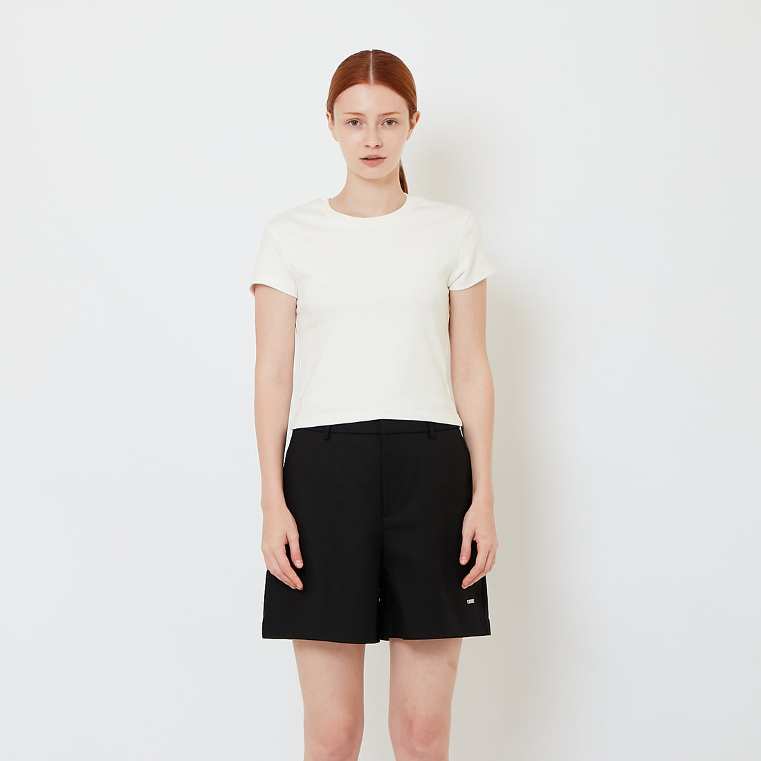 Women Mini T-Shirt - Off White - SW2607195A