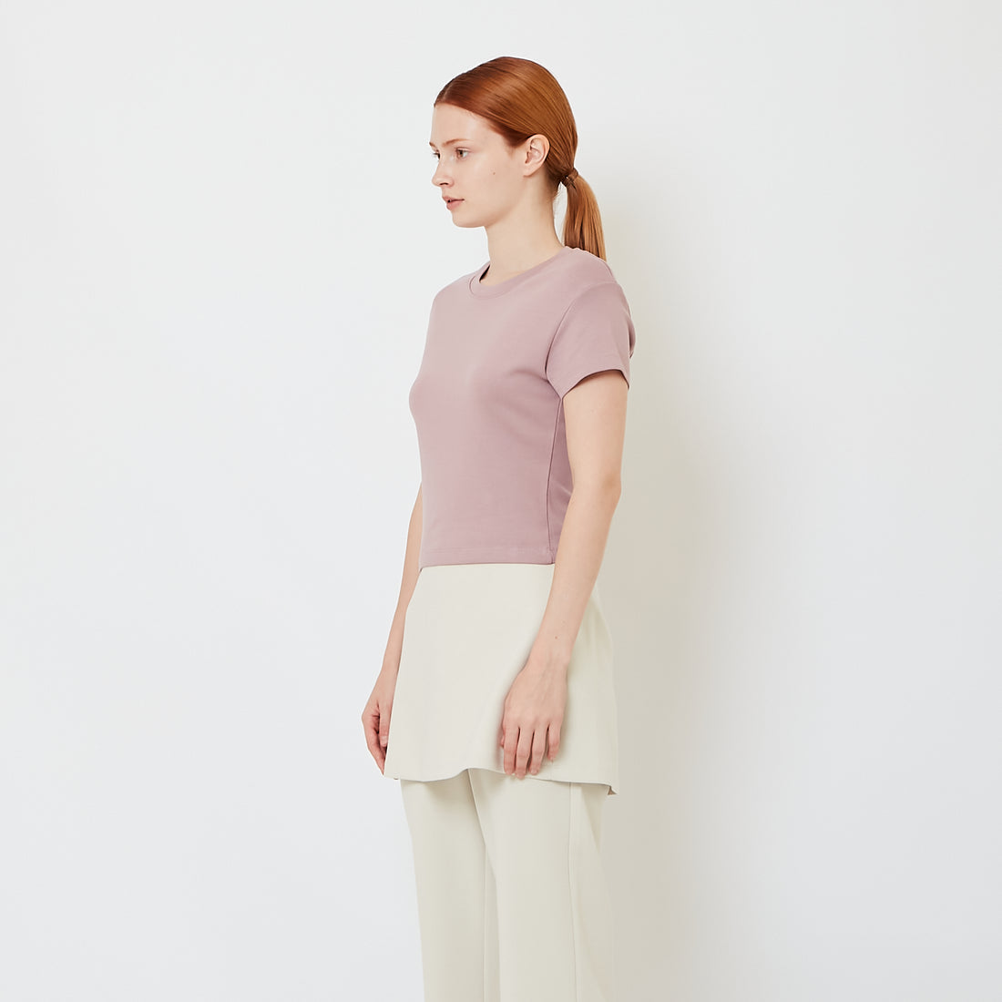 Women Mini T-Shirt - Lilac - SW2607195B