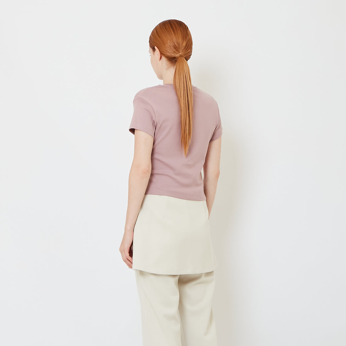 Women Mini T-Shirt - Lilac - SW2607195B