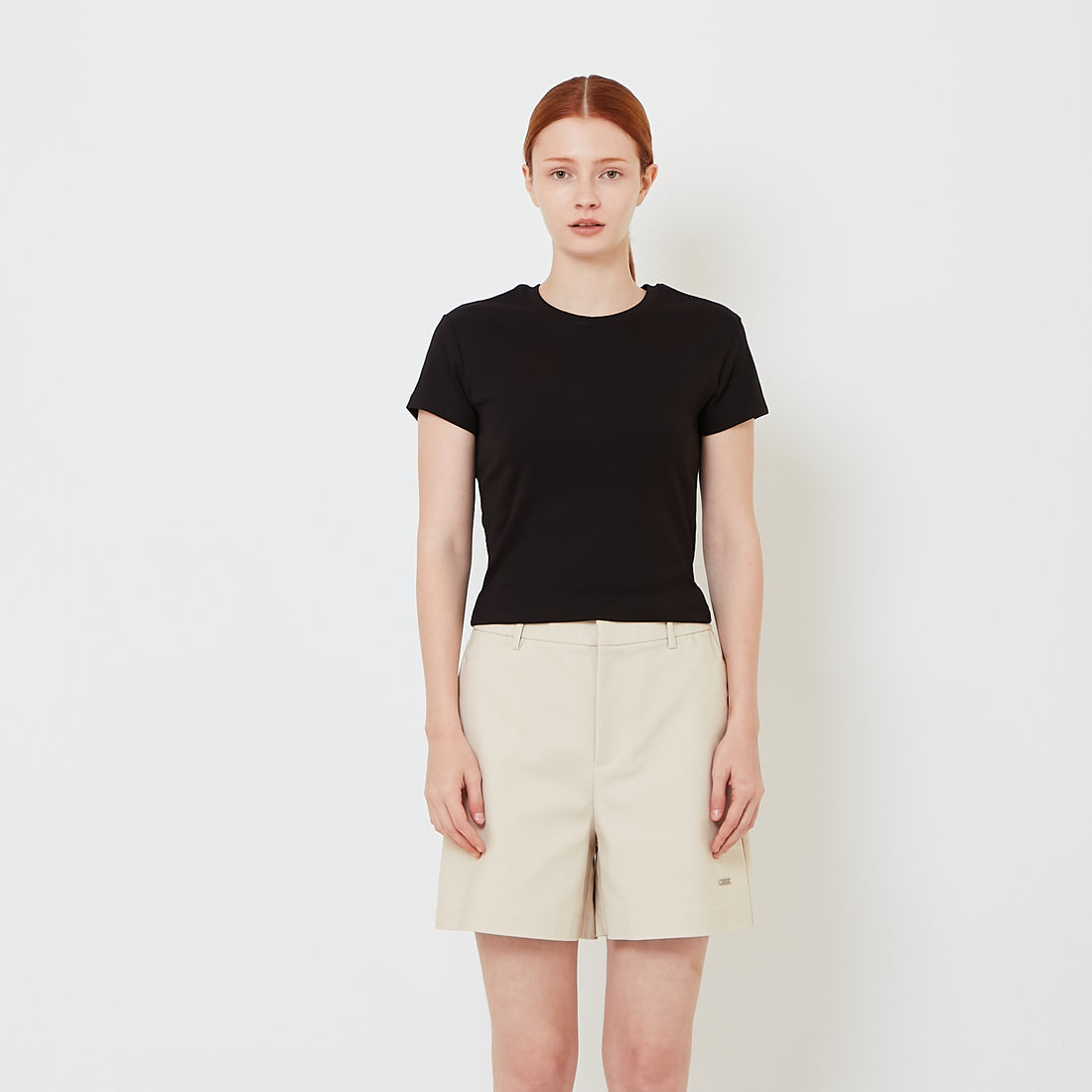 Women Mini T-Shirt - Black - SW2607195D