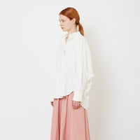 Women Oversized Shirt - Off White - SW2607197A