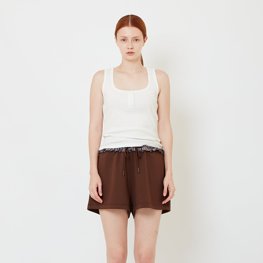 Women Ribbed Tank Top - SW2608149