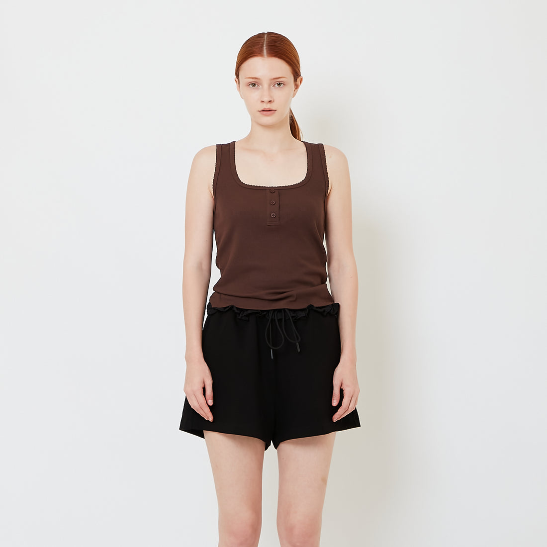 Women Ribbed Tank Top - SW2608149