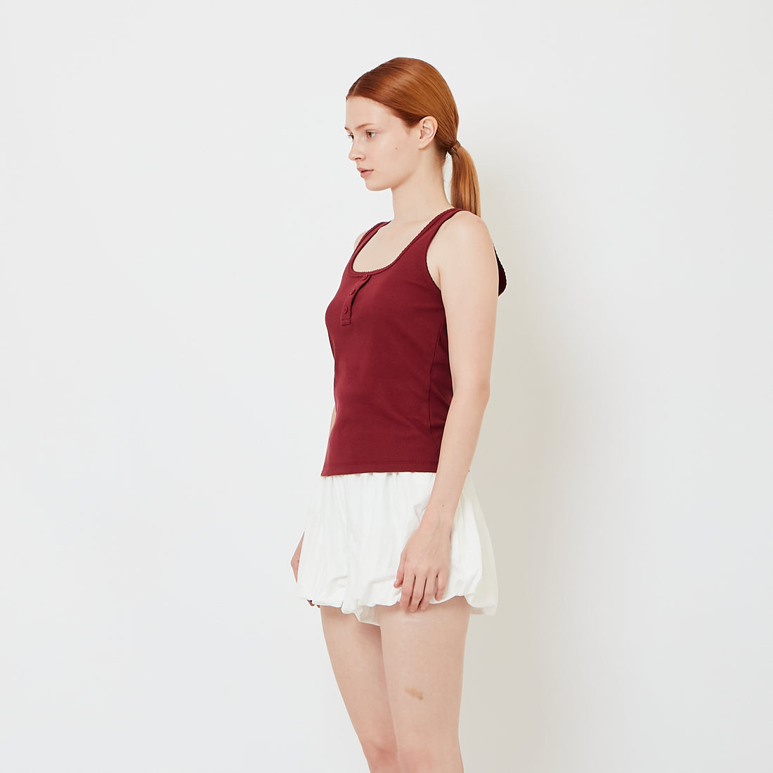 Women Ribbed Tank Top - SW2608149