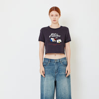 Women Graphic Cropped Top - SW2608150