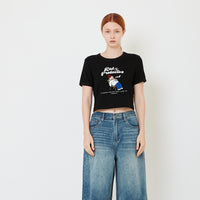 Women Graphic Cropped Top - SW2608150