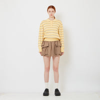 Women Bubble Skirt - Khaki - SW2608160A