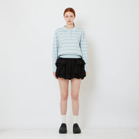 Women Bubble Skirt - Black - SW2608160B