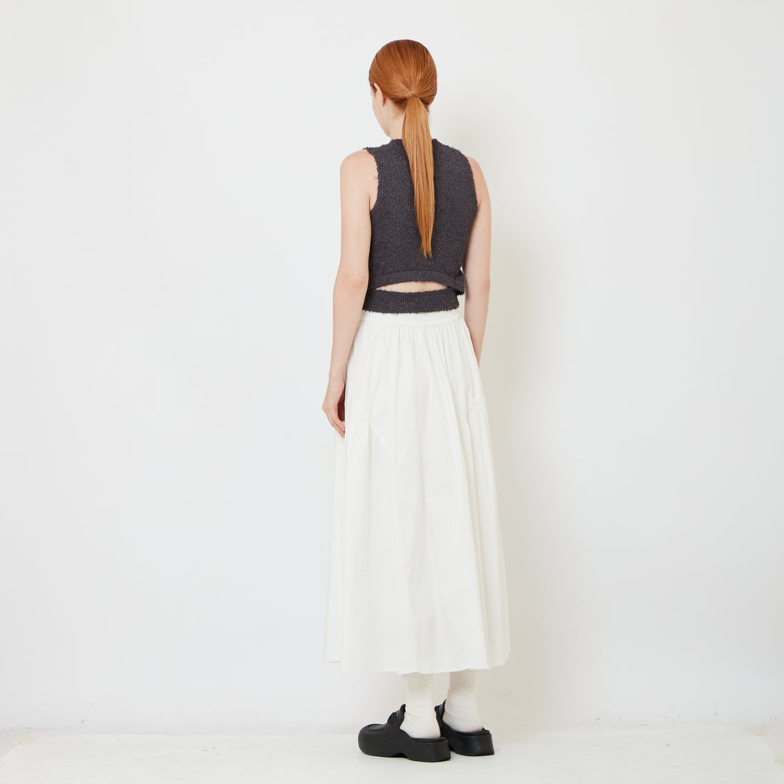 Women Maxi Skirt - Off White - SW2608162A