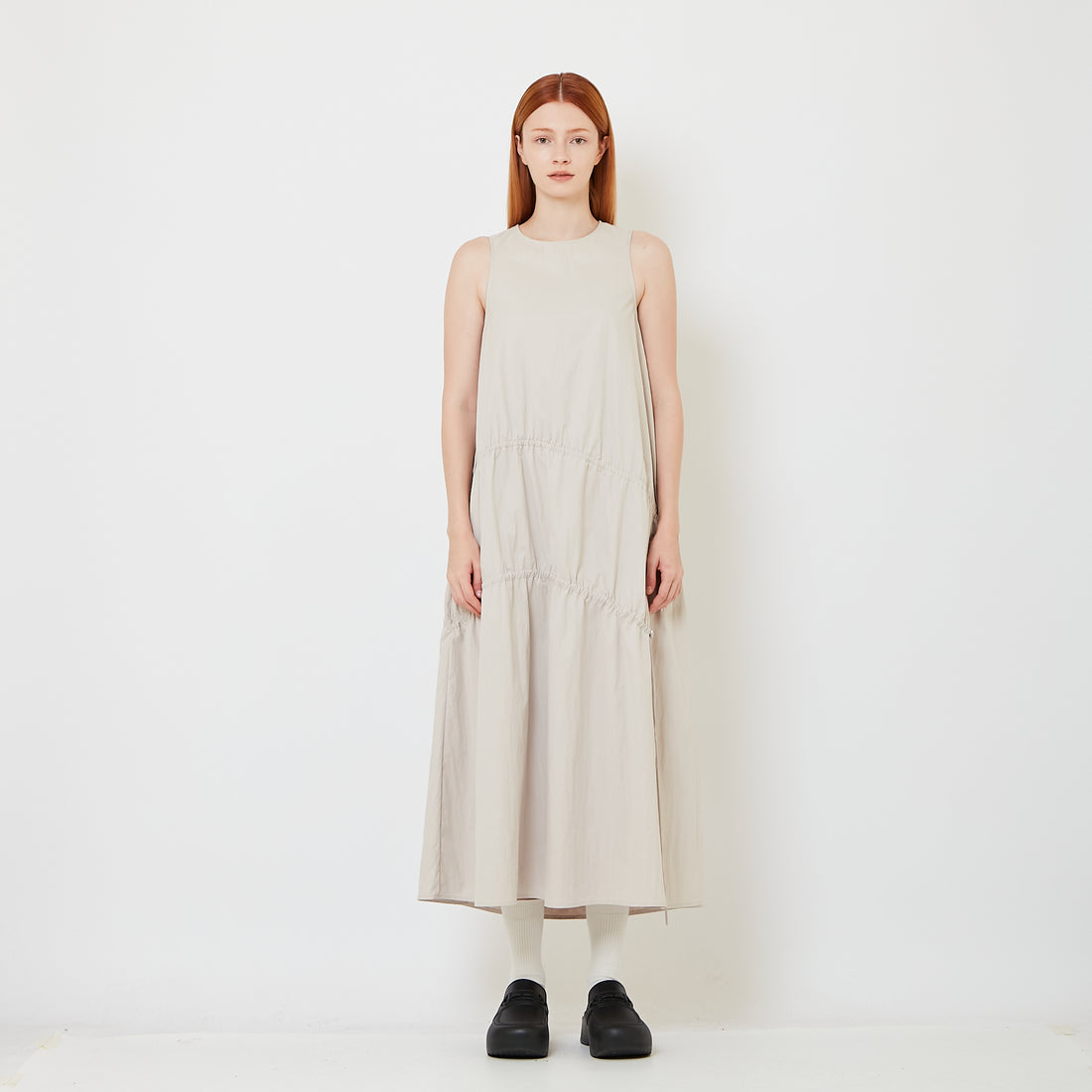 Women Maxi Dress - Khaki - SW2608165A