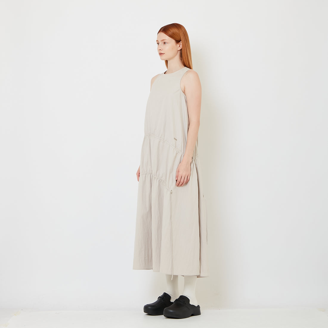 Women Maxi Dress - Khaki - SW2608165A