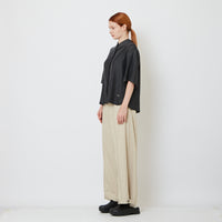 Women Wide Leg Long Pants - Khaki - SW2608174A