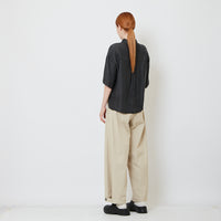 Women Wide Leg Long Pants - Khaki - SW2608174A