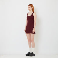 Women Bodycon Dress - Wine - SW2608176A
