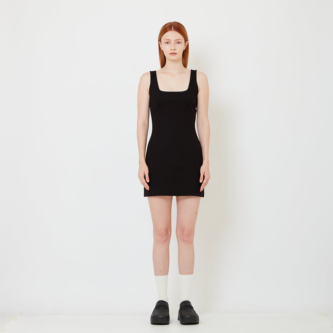 Women Bodycon Dress - Black - SW2608176B