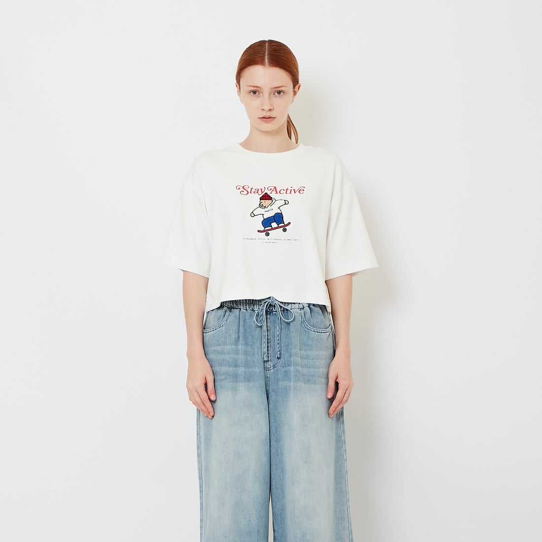 Women Boxy Graphic Top - SW2609181