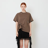 Women Oversized Raglan Knit Top - Army Green - SW2609250B