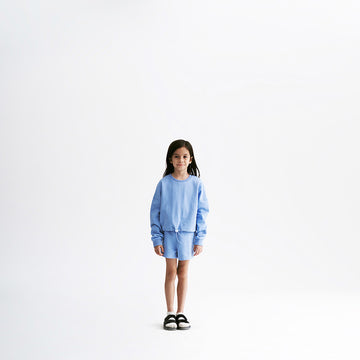 Girl Essential Elastic Waist Shorts - Violet - SG2301011B