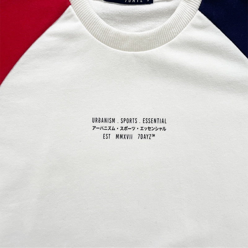 Boy Printed Raglan Sweatshirt - Red - SB2210094Z