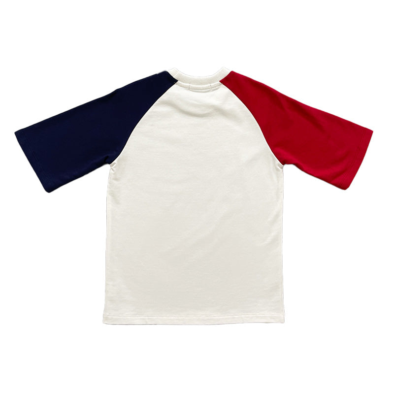 Boy Printed Raglan Sweatshirt - Red - SB2210094Z