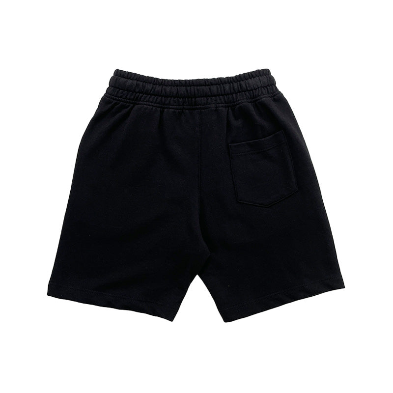 Boy Printed Sweat-Shorts - Black - SB2211120D