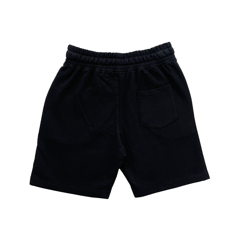 Boy Printed Sweat-Shorts - Black - SB2211121D