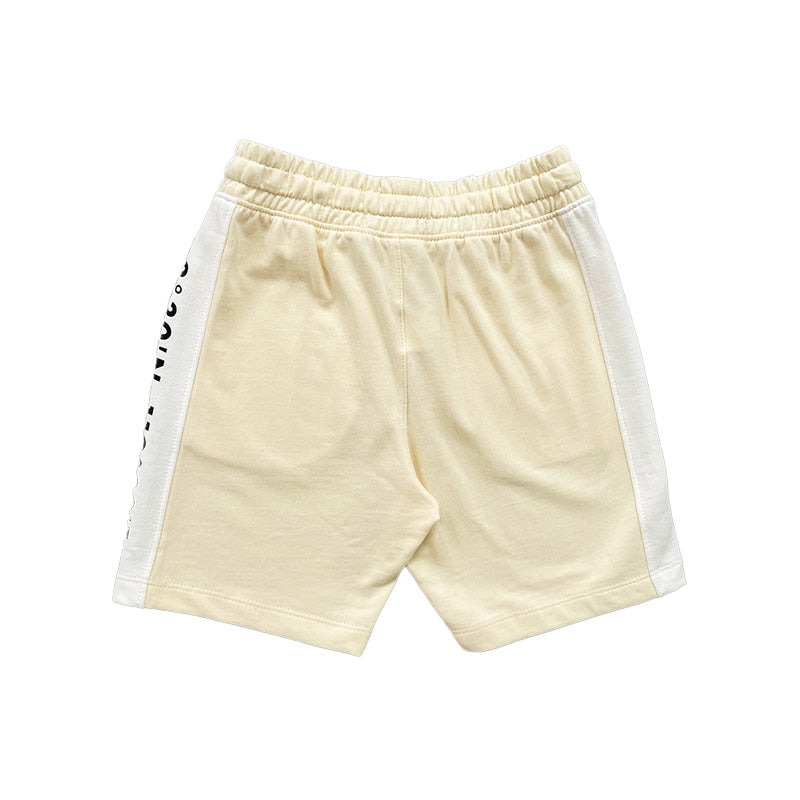 Boy Printed Sweat-Shorts - Cream - SB2211122A