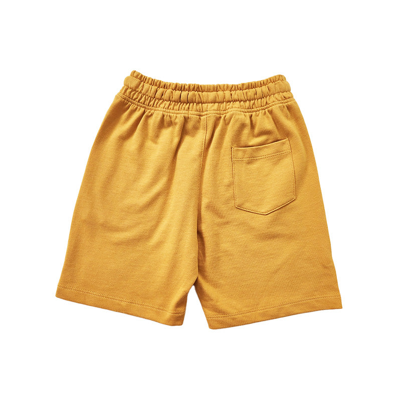Boy Printed Sweat-Shorts - Golden - SB2211123C
