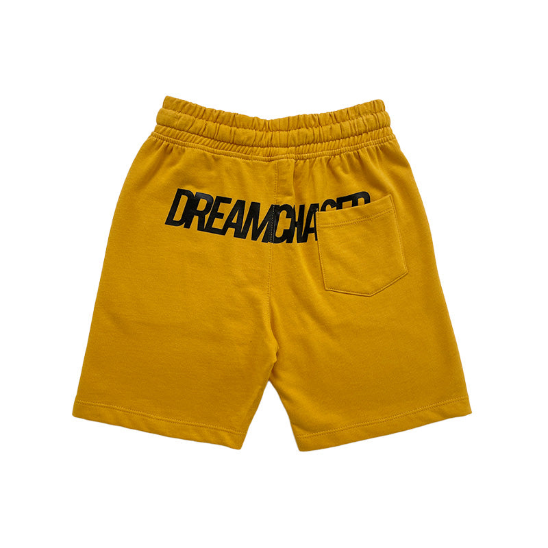 Boy Printed Sweat-Shorts - Golden - SB2211124A