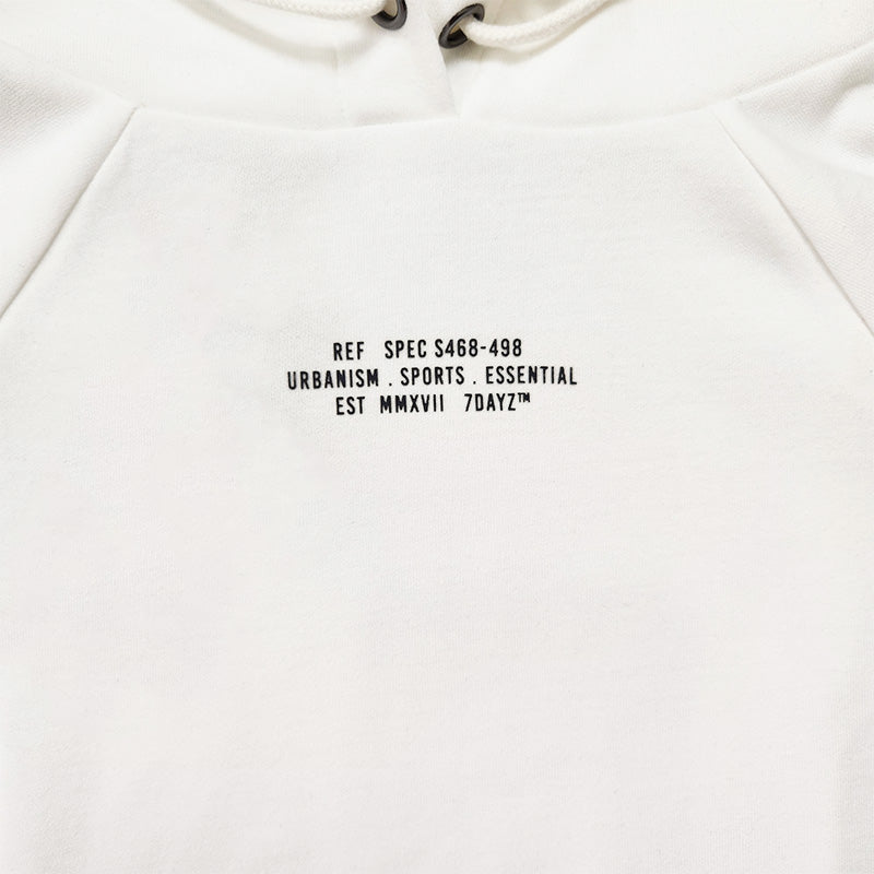 Boy Printed Raglan Hoodie
 - Off White - SB2211131A