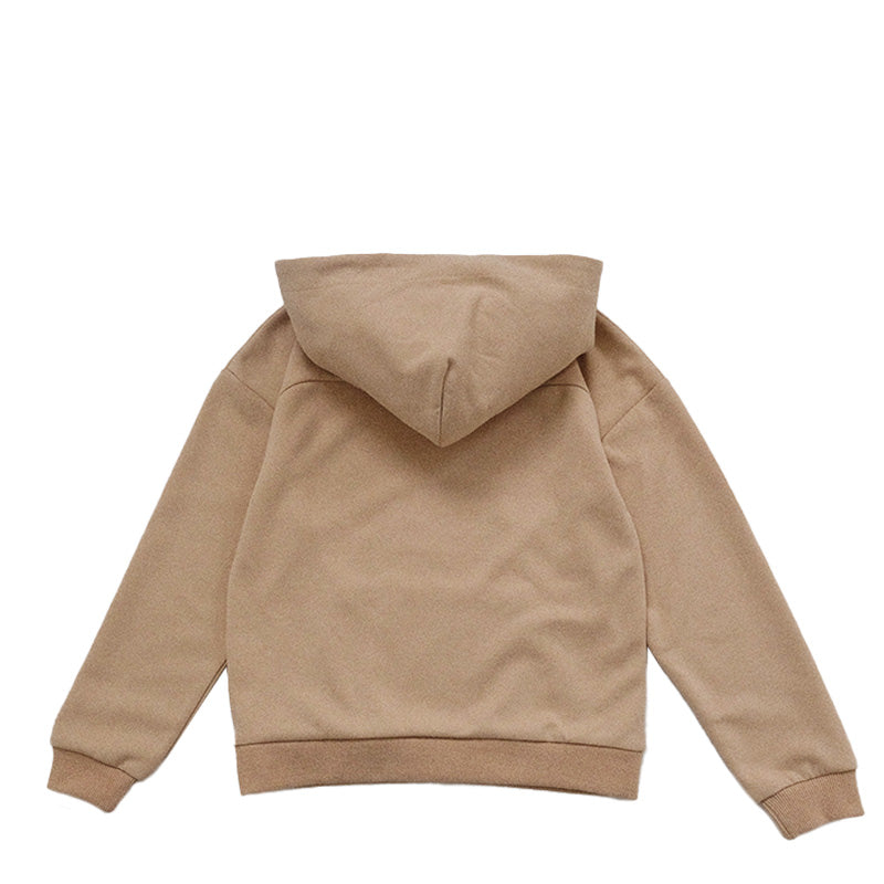 Boy Printed Oversized Hoodie

 - Beige - SB2211132B