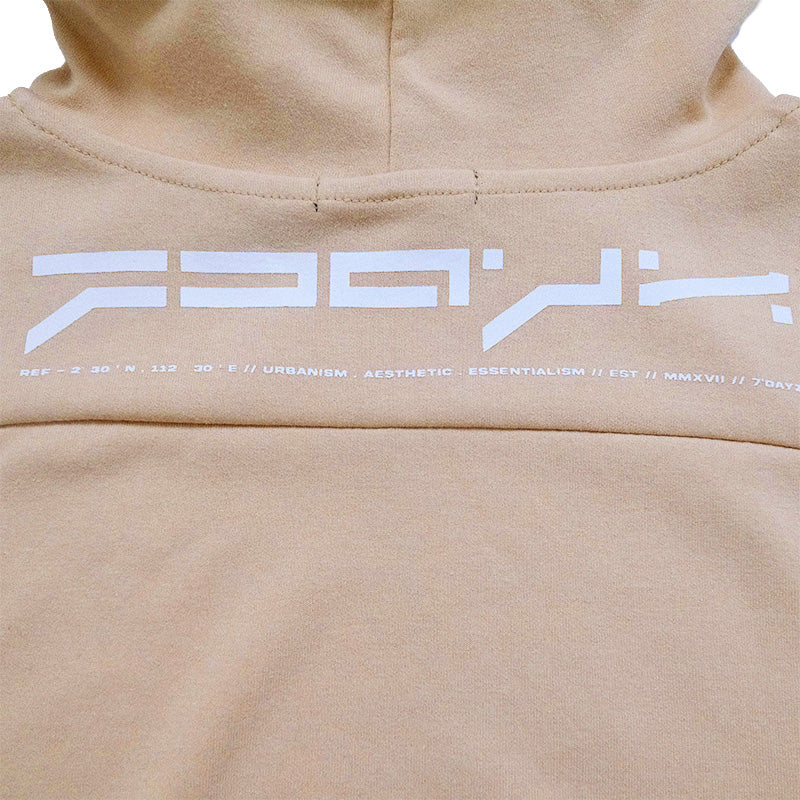 Boy Printed Oversized Hoodie

 - Beige - SB2211132B